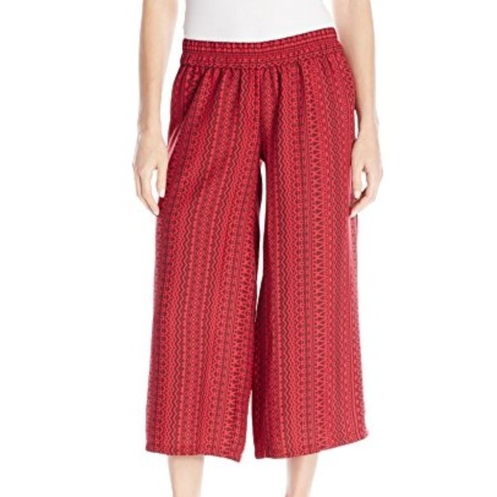 PRANA M NWT Kiran Wide Leg Culottes Crop Gaucho Pants Medium New - Picture 5 of 6